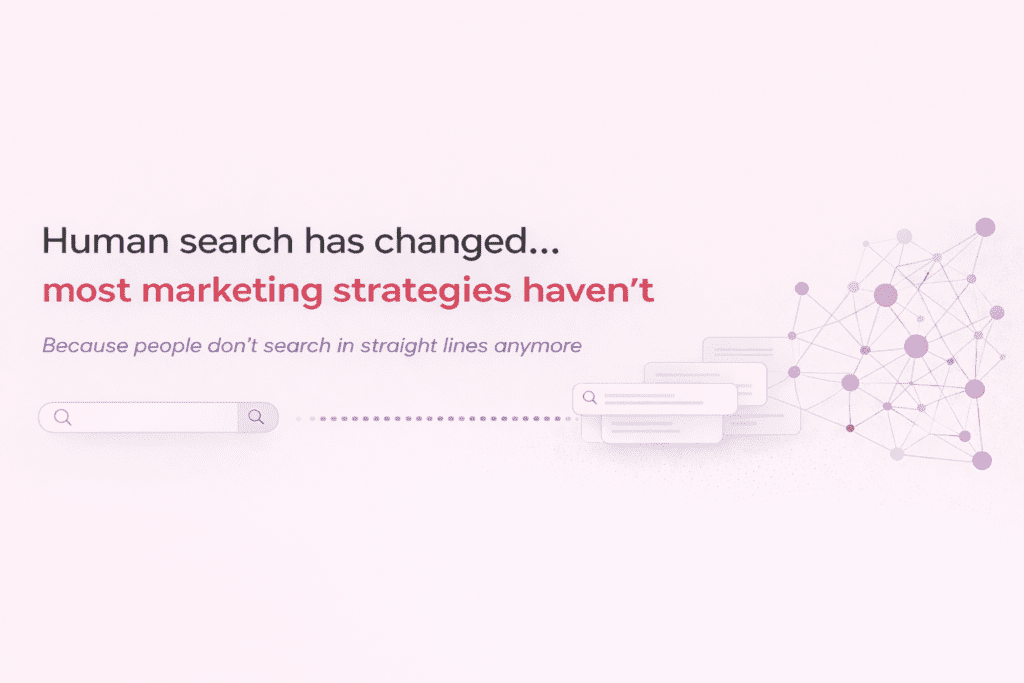 Human search has changed