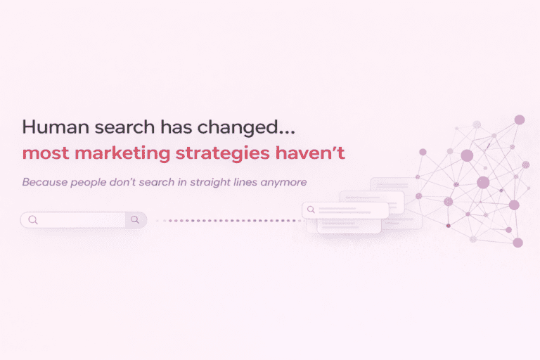 Human search has changed