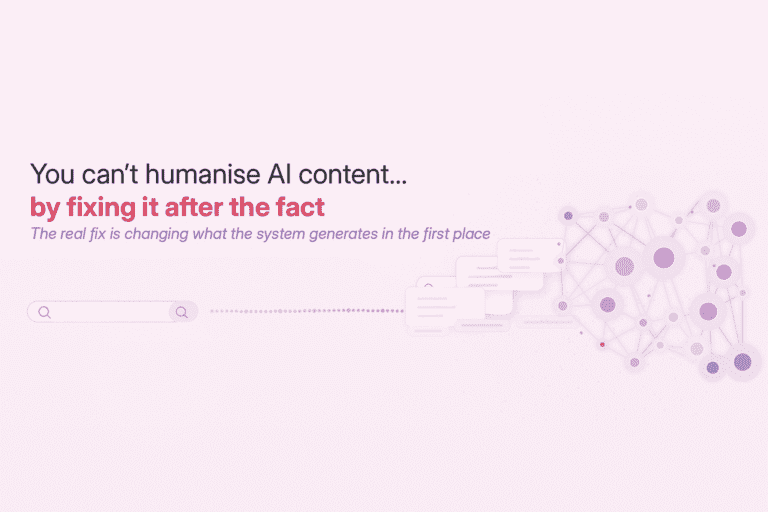 How to humanise AI content