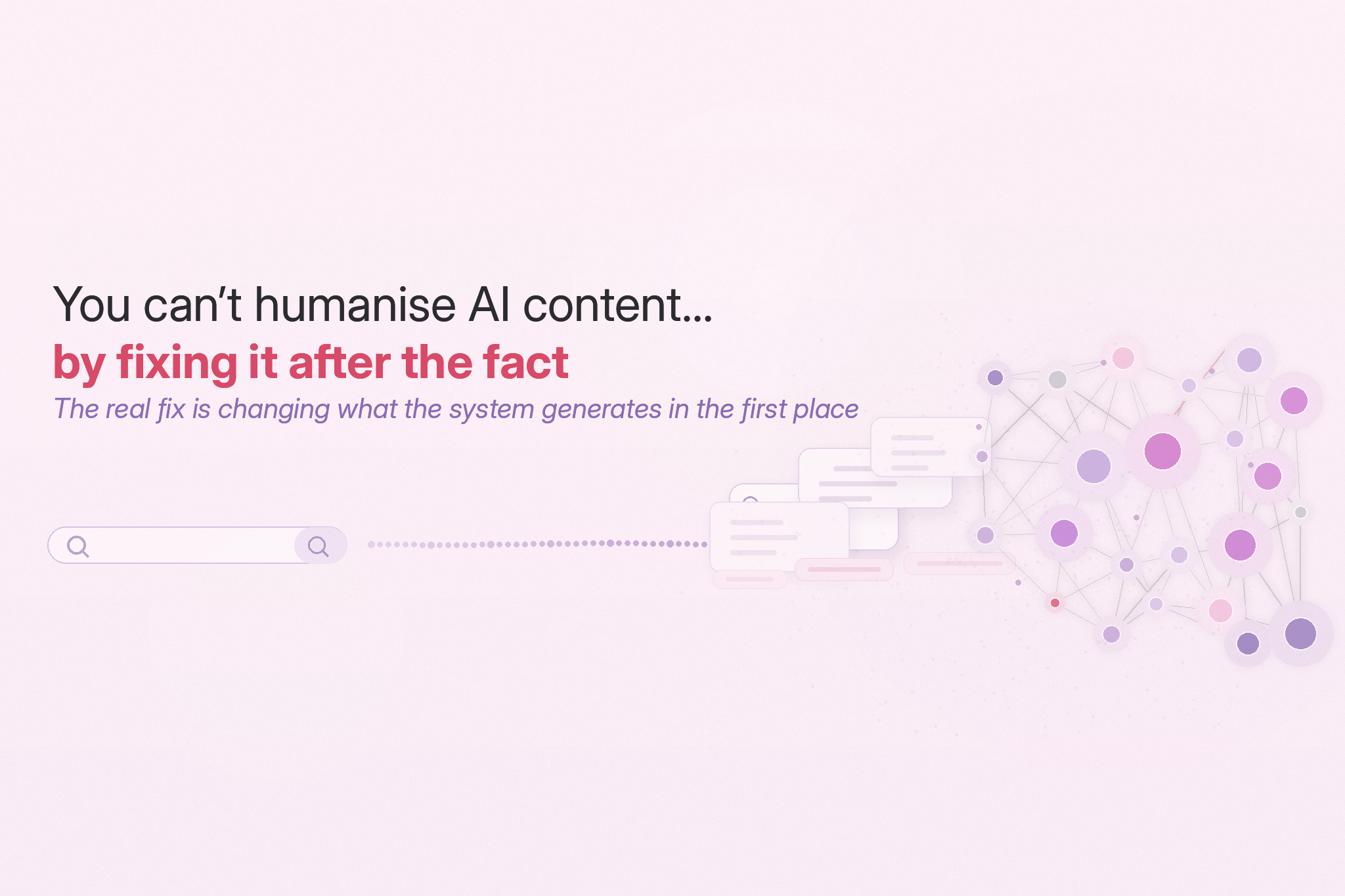 How to humanise AI content